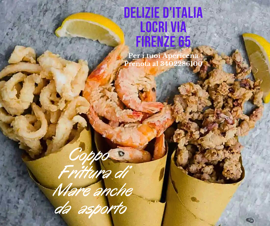 Frittura di Mare in Coppo da Asporto prenota 3402286100