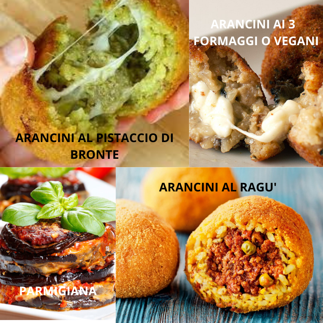 Arancini Scegli il tuo Gusto Preferito Anche Vegani o al Pistacchio di Bronte