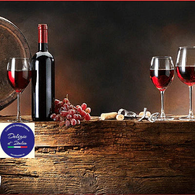 Vino Rosso Rosa Nascente Delizie D'italia Certificato