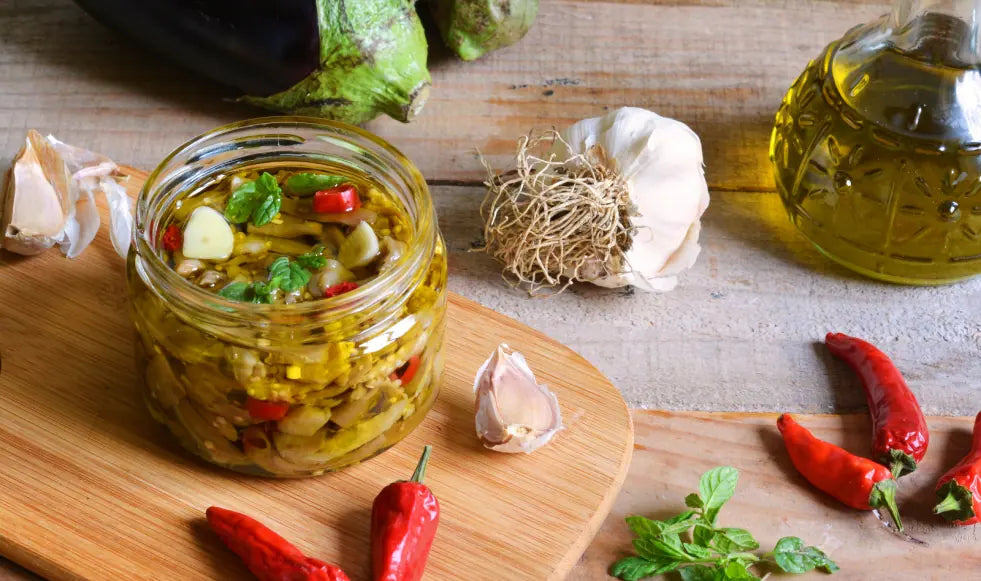 Melanzane a filetti con Peperoncino