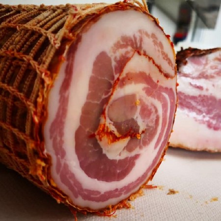 Pancetta Arrotolata Suino Nero di Calabria