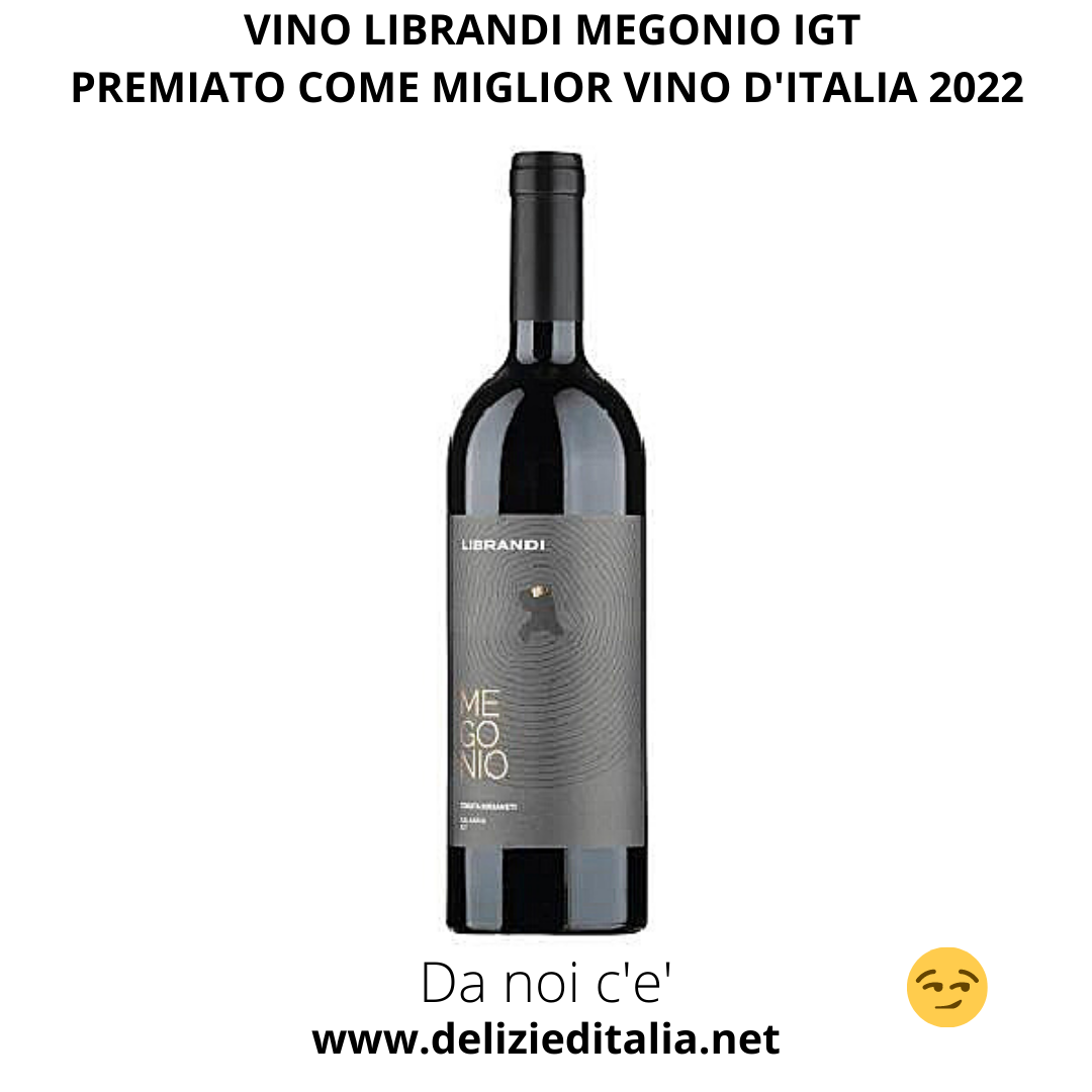 Vino Librandi Megonio premiato miglior Vino Italiano 2022